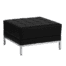 Jaxon - Black Leather Ottoman