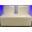 Love Line - White Leather Split Sofa